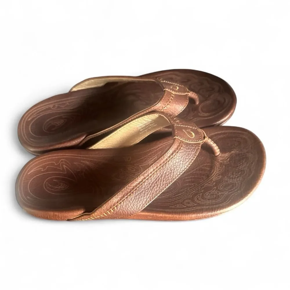 OluKai Men’s Leather Sandals l 12M l EUC - Picture 3 of 11
